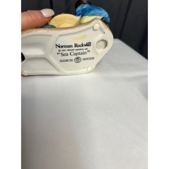 1985 Norman Rockwell Limited Edition "Sea Captain" Authentic Figurine Americana - Picture 10 of 11